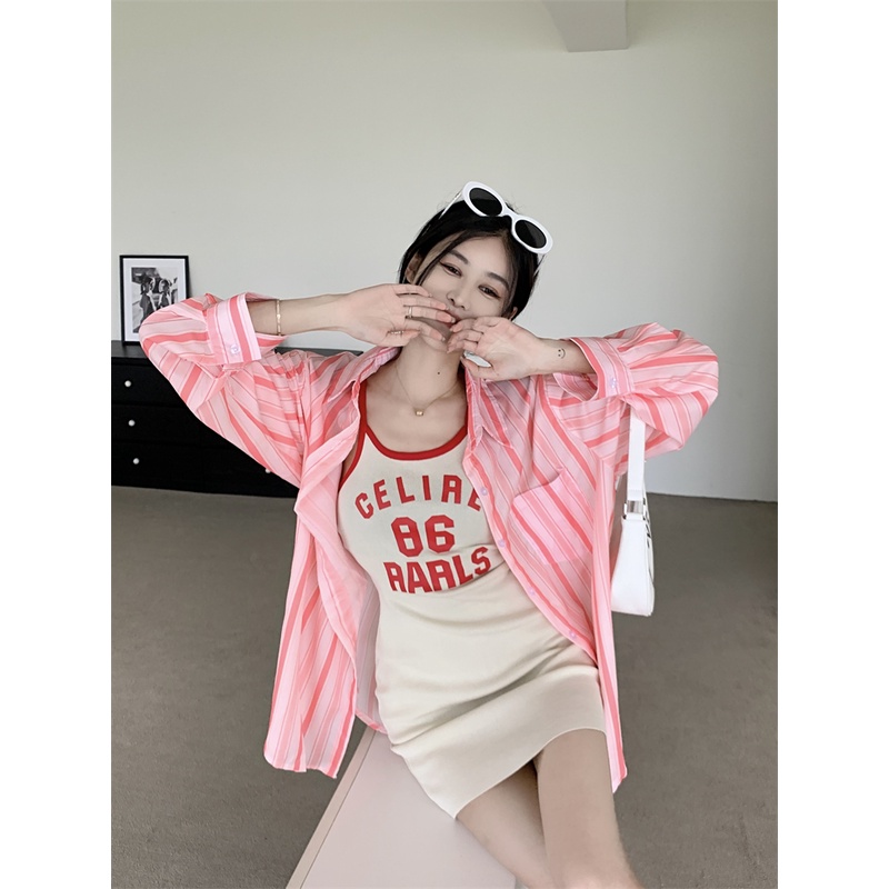 Đầm Dệt Kim Hai Dây Dáng Ôm In Chữ Thời Trang Mùa Hè Hàn Quốc 2022 86 Cho Nữ