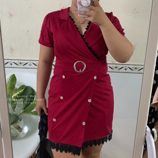 Jum giả vest cổ đắp bigsize