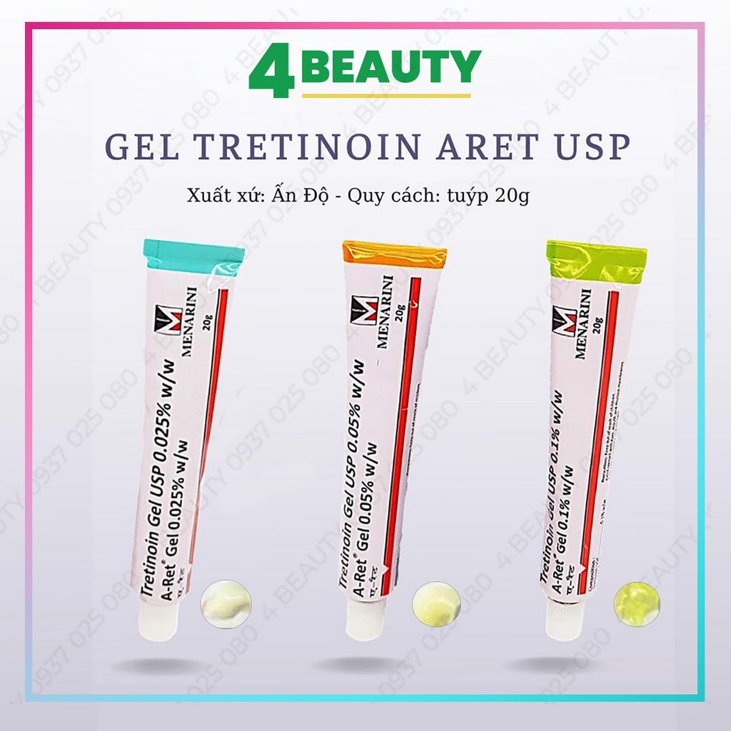 Tretinoin Aret 0.1% - 0.05% - 0.025% gel Giảm Mụn, Chống Lão Hóa, Tre Tretinol Ấn Độ - 4 BEAUTY