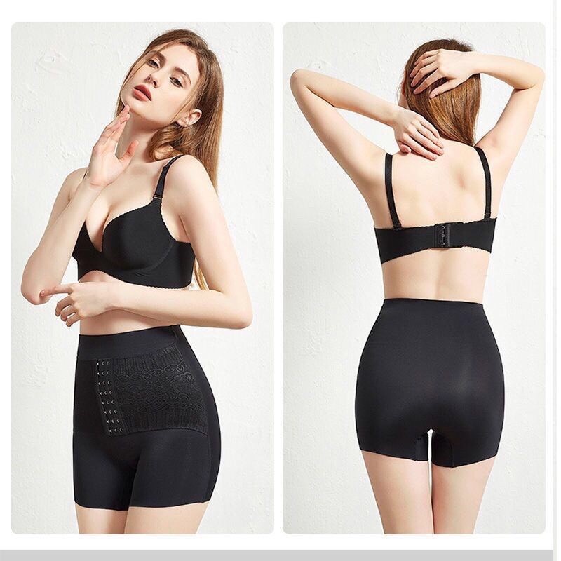 Quần Lót Nữ Su Váy Móc Cài Trước Gen Nịt Bụng Cạp Cao Thon Gọn Co Giãn Ôm Dáng Hot QG69