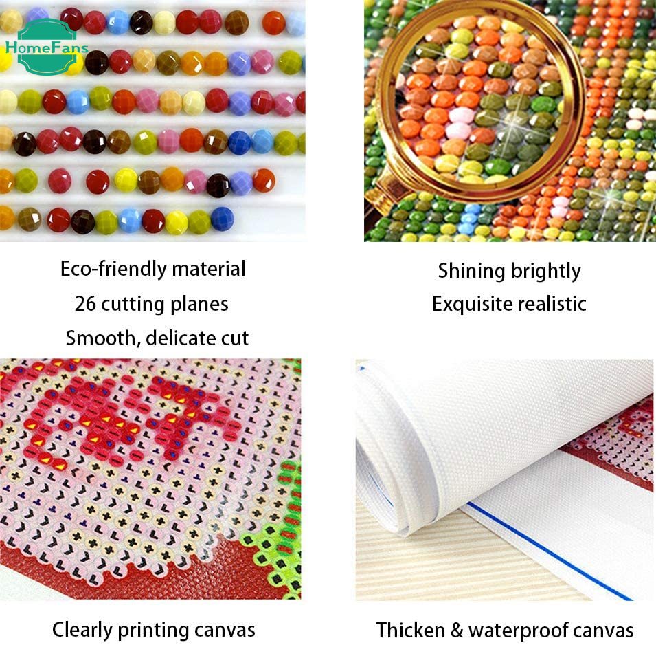 Bộ Tranh Đính Đá 5d Tự Làm Họa Tiết Bãi Biển 30x40cm