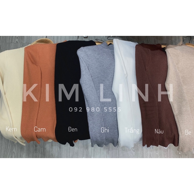 Áo Len Tăm Tay Dài Đủ Màu Chất Đẹp - Kim Linh Shop | BigBuy360 - bigbuy360.vn