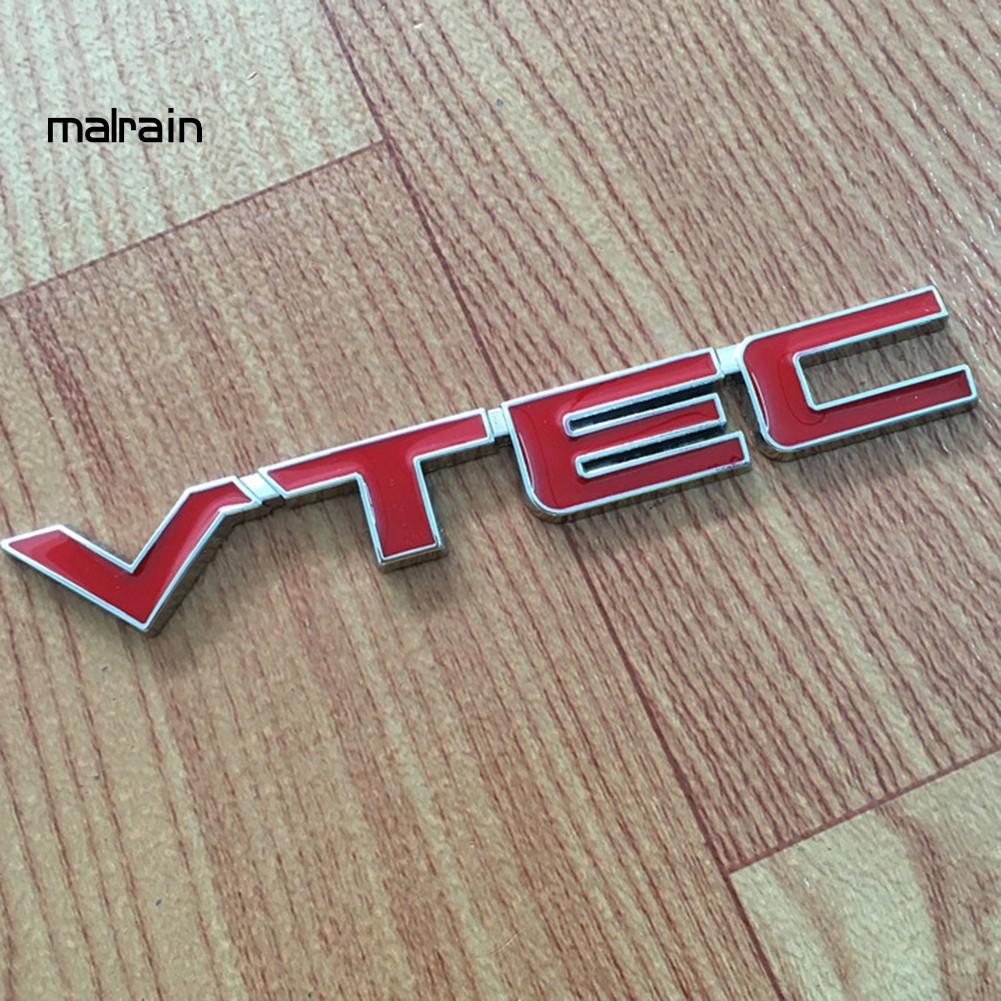 Logo Vtec Trang Trí Xe Hơi