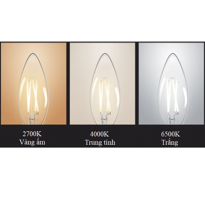 Bộ 10 dây đèn thả cổ điển bóng Led Edison hình quả nhót C35 4W