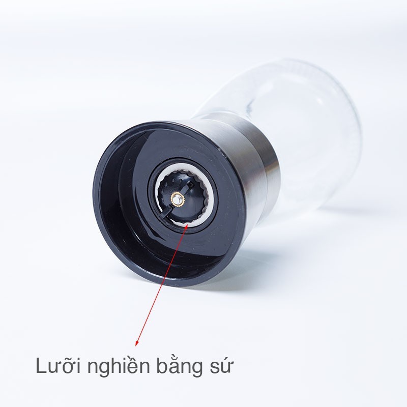 ⚡ FREESHIP ⚡ Dụng Cụ Xay Và Đựng Tiêu Inox 304 Cao Cấp Sang Trọng Thiết Kế Tay Xoay Tiện Dụng