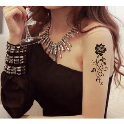 Hình xăm dán hoa dreamcatcher 10x6cm- phù hợp dán vị trí tay, vai, chân, ngực và lưng....