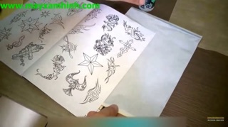 Giấy than in scan hình xăm