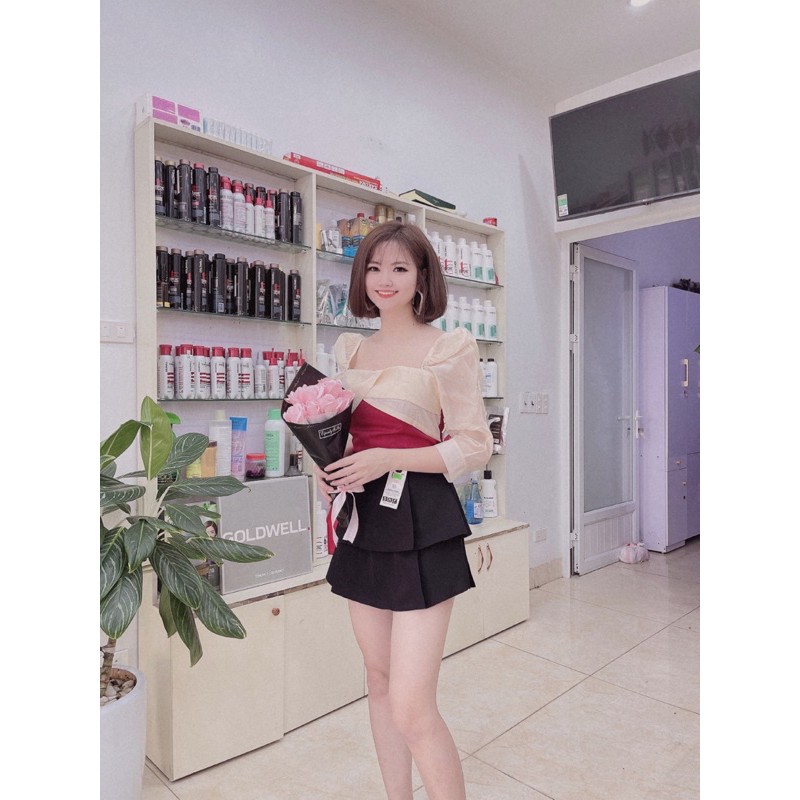 Chân váy xoè 2 tầng có quần trong [HOT NHẤT] chất siêu xịn