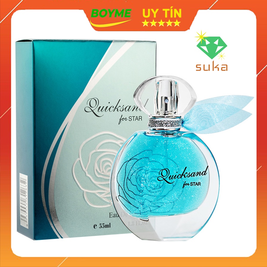 Nước Hoa Nữ Cao Cấp Nội Địa Trung QuickSand For Star 50ml, Hương Thơm Ngọt Ngào, Quyến Rũ, Để Lại Ấn Tượng Khó Phai