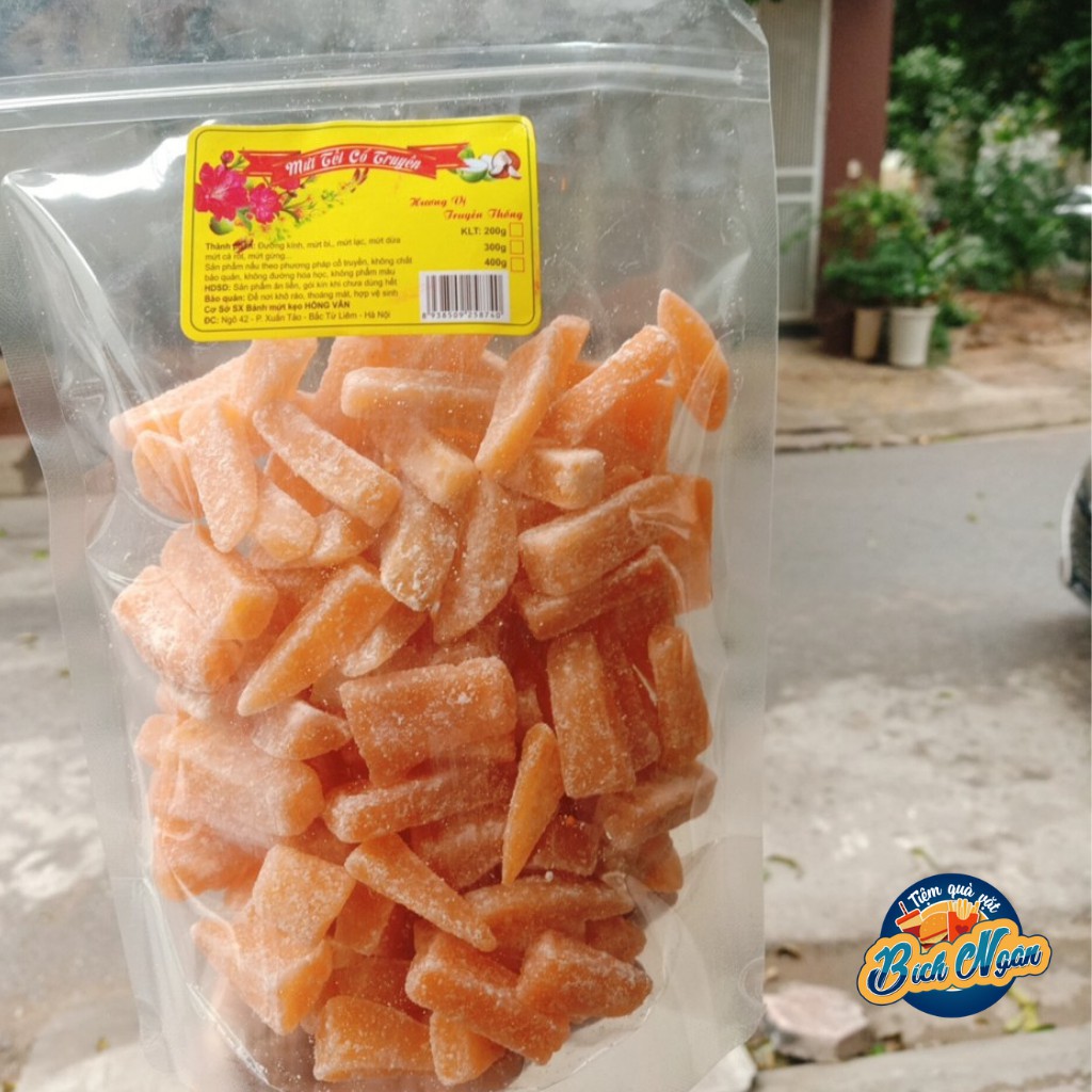 500g Mứt Khoai Lang | mứt cà rốt Thanh Điệp  Sấy Ngọt Vừa | đồ ăn vặt ngon| BichNgan Food
