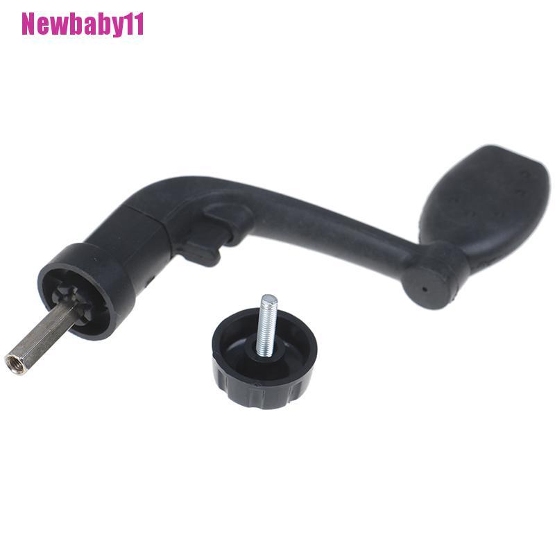 Tay quay bằng nhựa màu đen cho cuộn máy câu cá màu đen