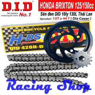 Nhông sên dĩa Honda BRIXTON – Sên Đen 130L 10ly DID HDS - Thái Lan