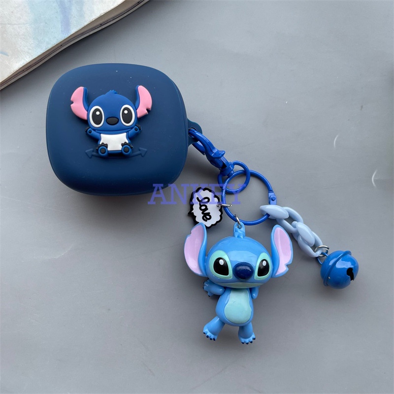 For Anker Soundcore P25i R50i P20i Case Silicone Lovely Earbuds Waterproof Shockproof Soft Protective Headphone Cover Headset Skin with Pendant