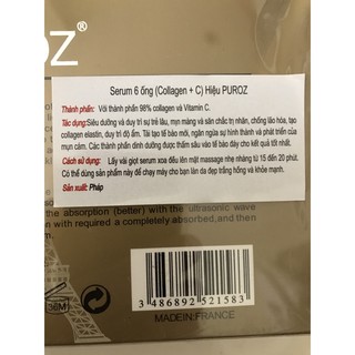 Phục hồi độ ẩm Serum Collagen Puroz