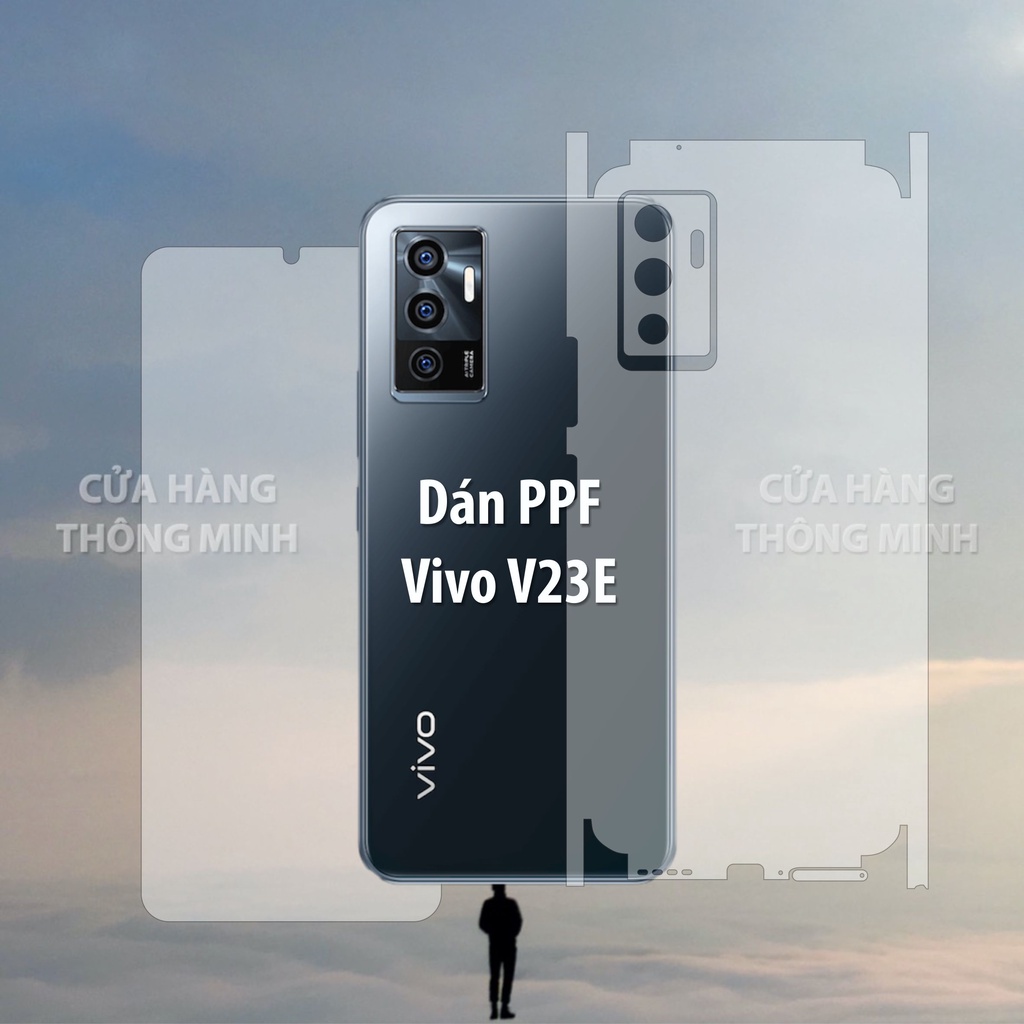 Tấm dán Vivo V23E dán PPF mặt trước/dán mặt sau/dán màn hình/dán mặt lưng Full viền chuẩn