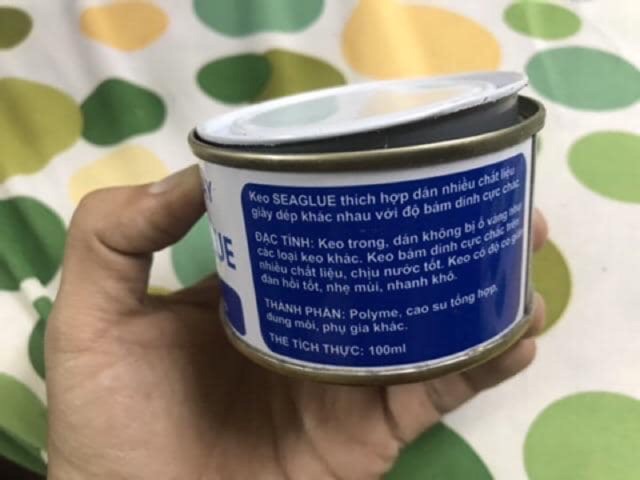 Keo Dán Giày Seaglue Siêu Dính Lọ 100ml - Chịu Lực Cực Tốt - Bám Dính Chắc-Chịu Nước Tốt