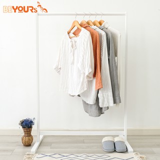 Giá Treo Quần Áo Gỗ BEYOURs Single Hanger Size L Nội Thất Kiểu Hàn Lắp Ráp - Trắng