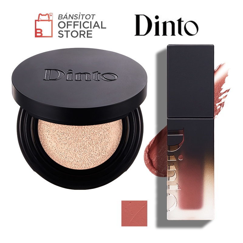 Combo phấn nước DINTO kèm Son lì DINTO Wooncho Collection Limited Set