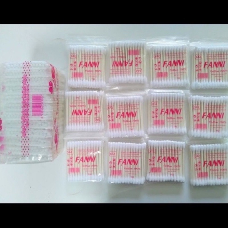12 Gói - Tăm bông vệ sinh làm sạch tai