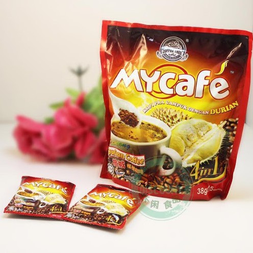 Cà phê sầu riêng Malaysia Cà phê trắng My Cafe Penang 15 Gói x 40 Gam Sài Gòn Đặc Sản