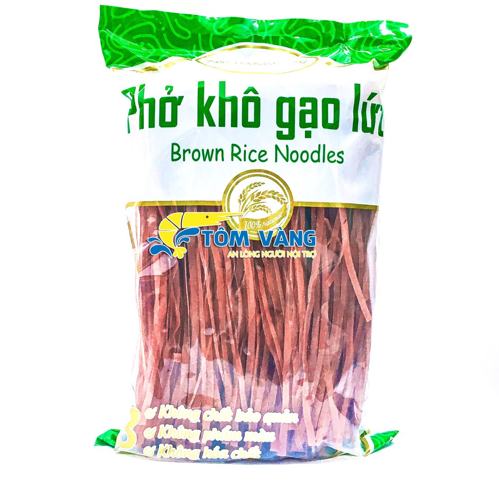 Bún Gạo Lứt Túi 500g - Tôm Vàng