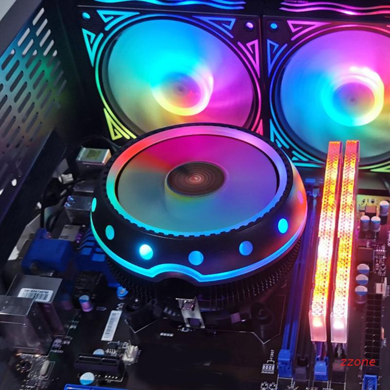 Quạt Tản Nhiệt Pc Rgb Hình Ufo Cho Intel & Amd