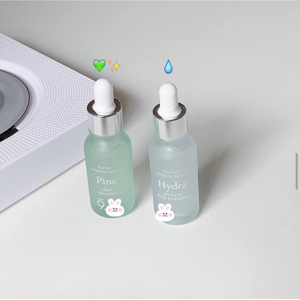 Set #9Wishes Hydra Skin Ampule Serum - #Tinh chất dưỡng ẩm cho da dầu, chống viêm và se khít lỗ chân lông.