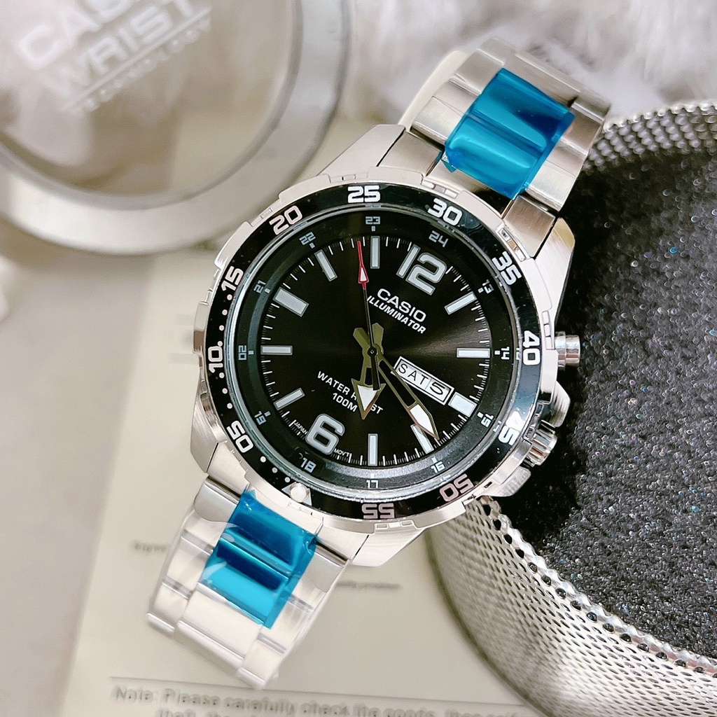 Đồng hồ Casio cao cấp cho Nam máy pin chạy full kim(Size 40mm)