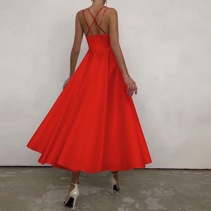 Đầm Celmia hai dây cổ chữ V ôm dáng quyến rũ thời trang dành cho nữ