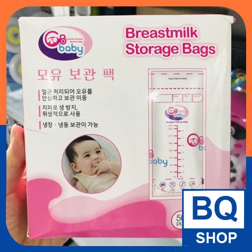 BQShop Hộp 50 túi trữ sữa GB Baby Hàn Quốc