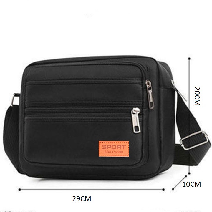 Túi đeo chéo nam nữ chống nước chống xước cao cấp size 29cm TUI-122