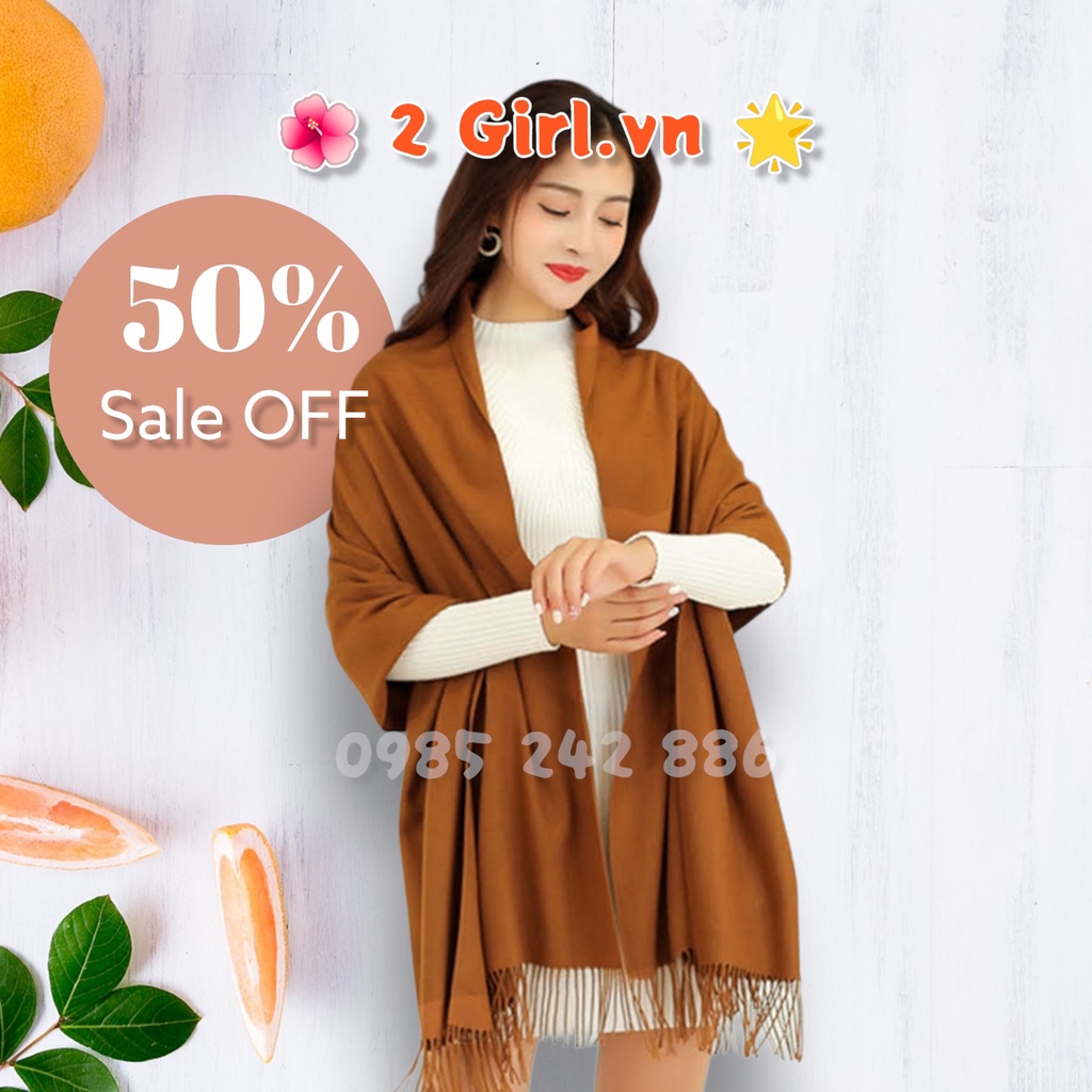 Khăn Quàng Cashmere Vải Cao Cấp Siêu Mềm