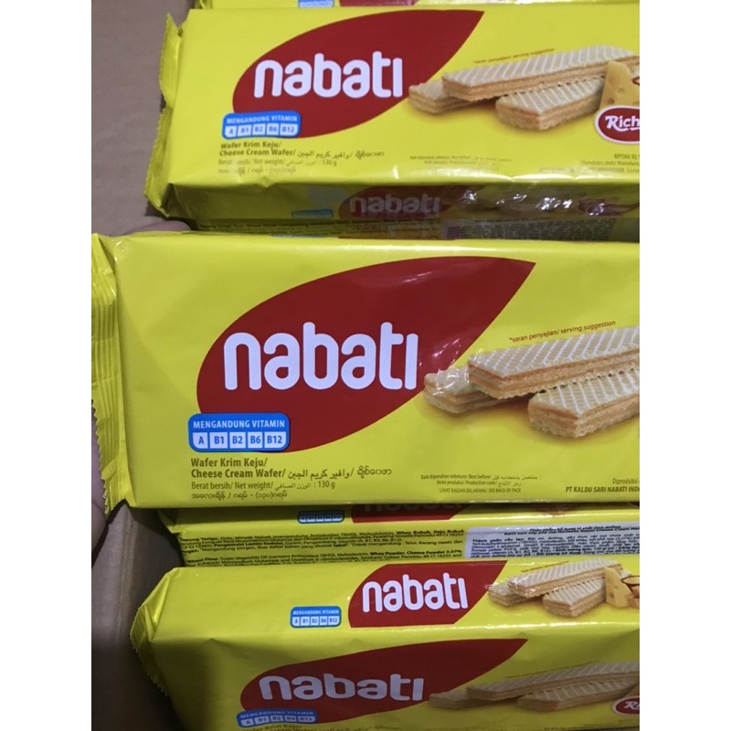 [Mã 267FMCGSALE giảm 8% đơn 500K] Bánh Kem Xốp Nabati Phô Mai/Socola 130g | BigBuy360 - bigbuy360.vn