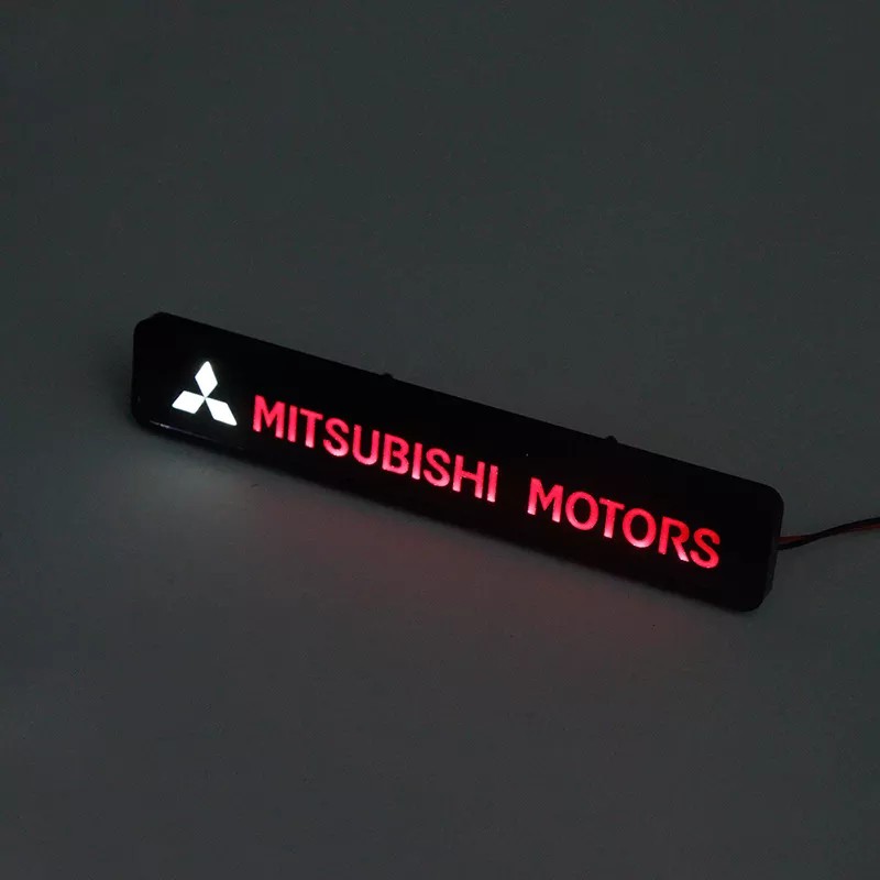 1 Đèn LED Trang Trí Mui Xe Hơi Mitsubishi Mirage Xpander montero strada pajero Delica Lancer i-MiEV Adventure ASX L200 EVO