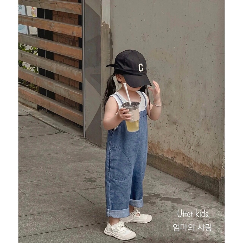 [Ảnh thật] mũ lưỡi trai chữ C hàn quốc dành cho bé gái và bé trai có chu vi đầu 48-52cm