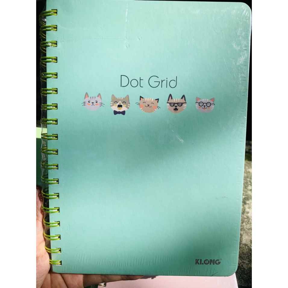 SỔ LÒ XO B5 RUỘT CHẤM DOT GRID 200TR B5 KLONG MS 962