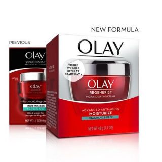 Kem Dưỡng Ẩm Chống Lão Hóa Olay Regenerist Micro-Sculpting Cream Face Moisturizer Fragrance-Free 48g Của Mỹ