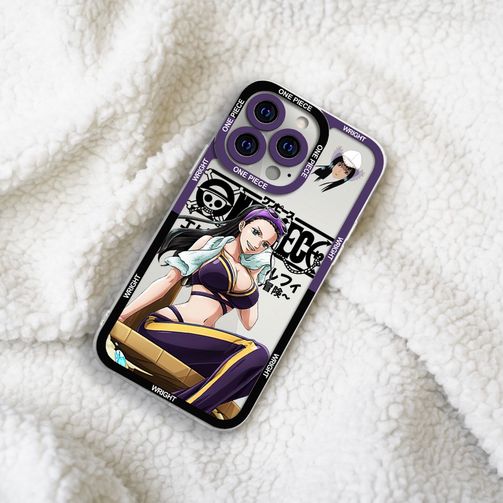 Ốp lưng iphone cạnh vuông Nico Robin One Piece anime hoạt hình Wrightcase 6plus/7/8/8plus/x/xs/11/12/pro/max/plus/promax
