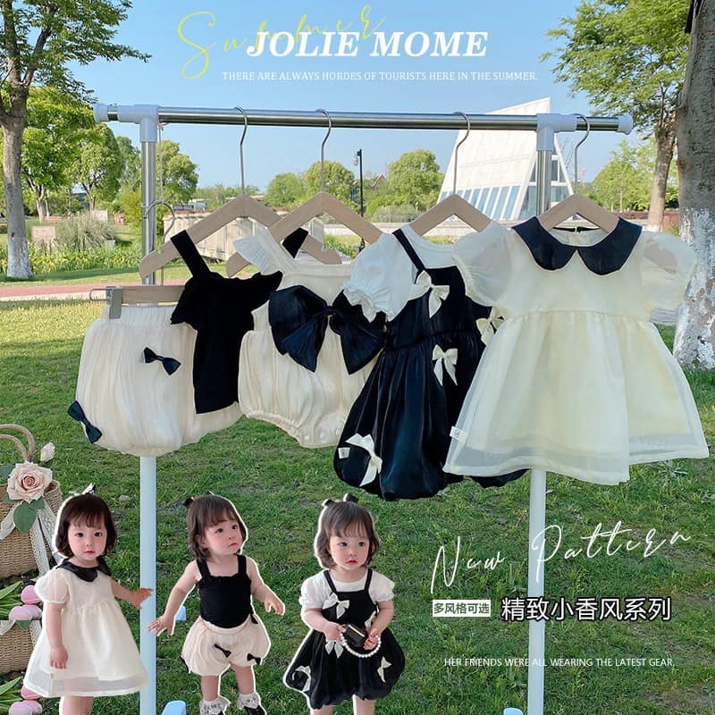 Váy lụa voan cho bé gái_