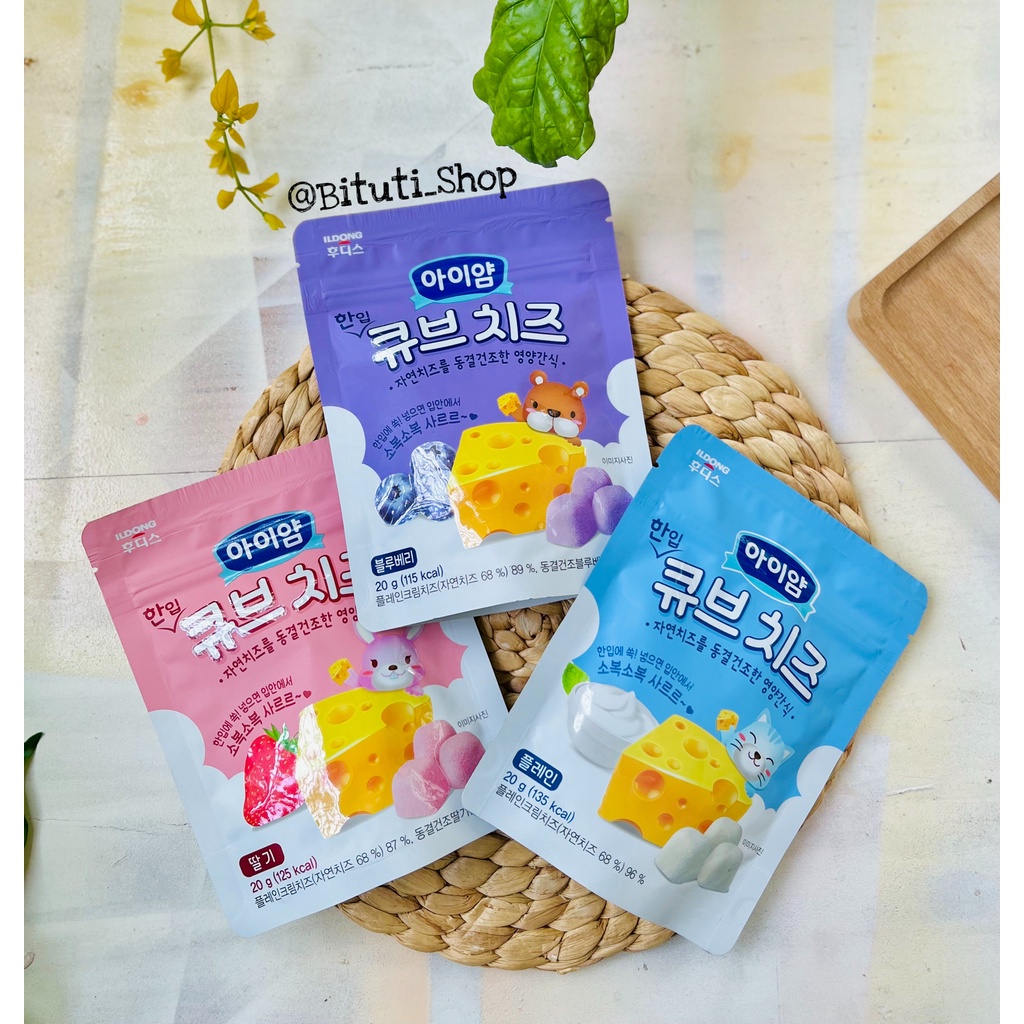 Phô mai sấy lạnh IDONG Hàn Quốc cho bé từ 8 tháng - Bituti Shop