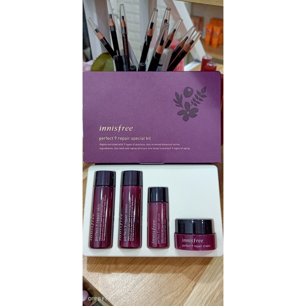 [CÓ SẴN] Bộ Dưỡng Trẻ Hóa Da Hoa Lan Tím Innisfree Jeju Orchid Special Kit