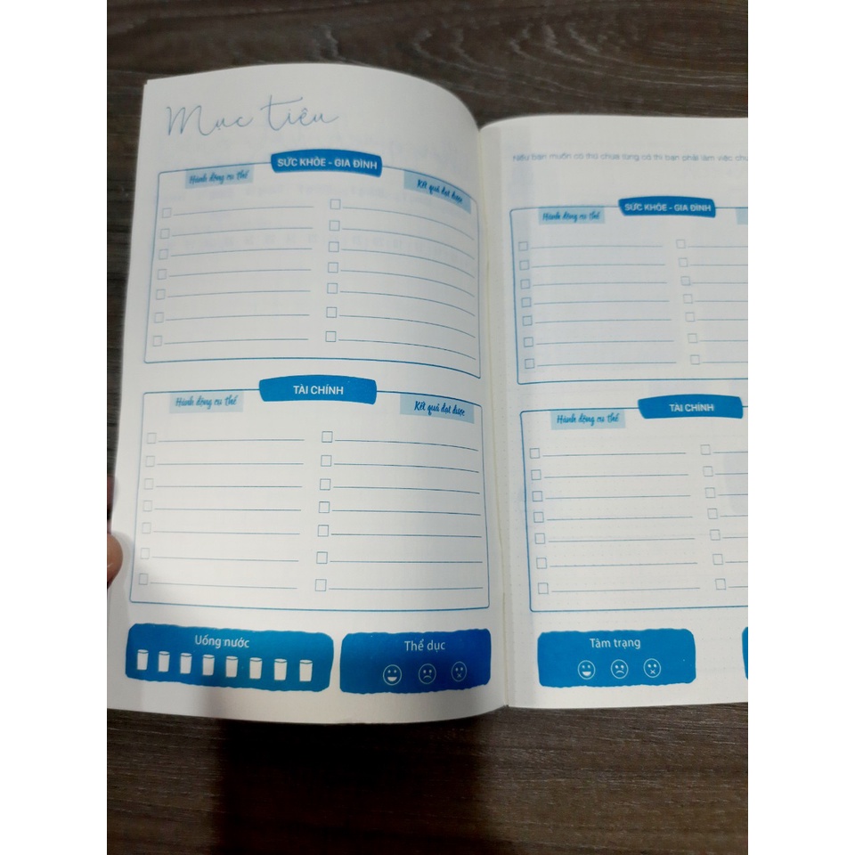 Sách - Sổ tay Planner - Ghi Chép MỤC TIÊU - KẾ HOẠCH: Chi tiết - Khoa học - Hiệu quả