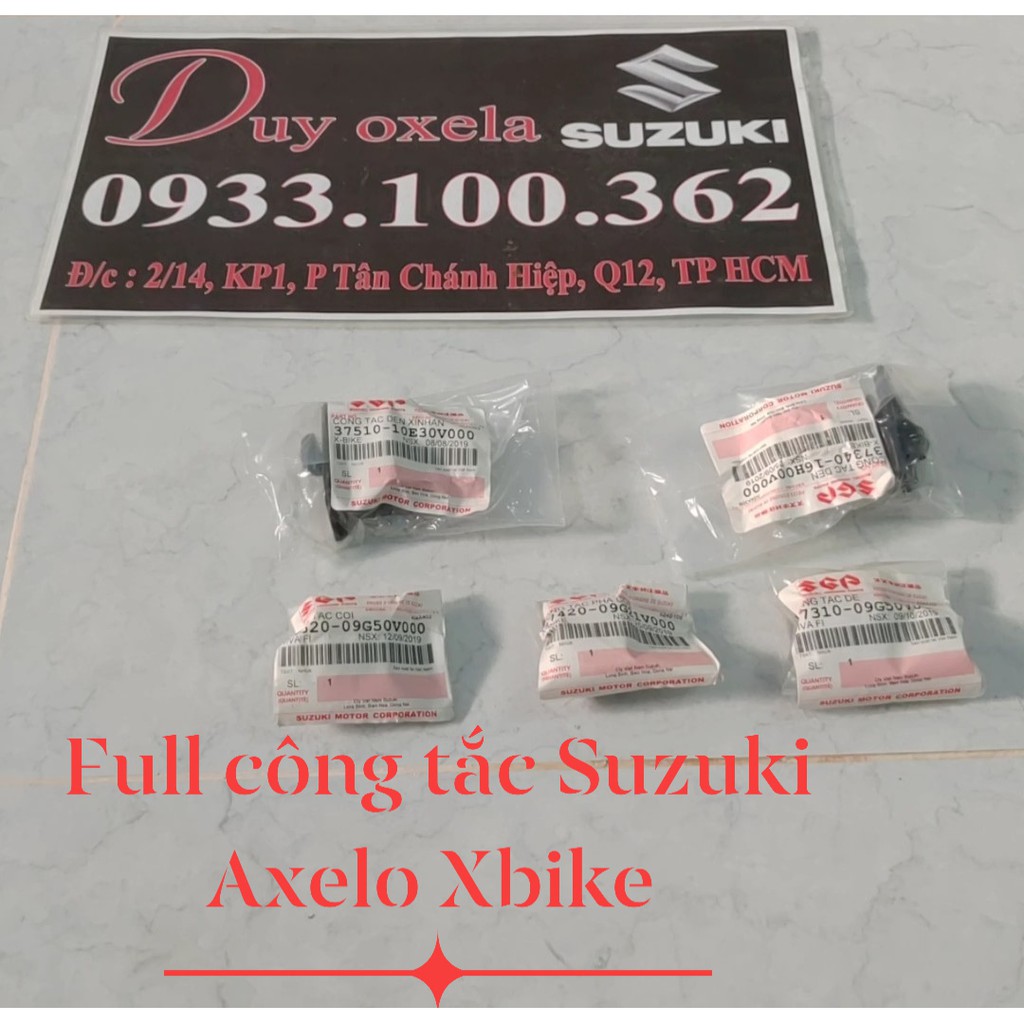 Công tắc Suzuki Axelo Xbike (full bộ)