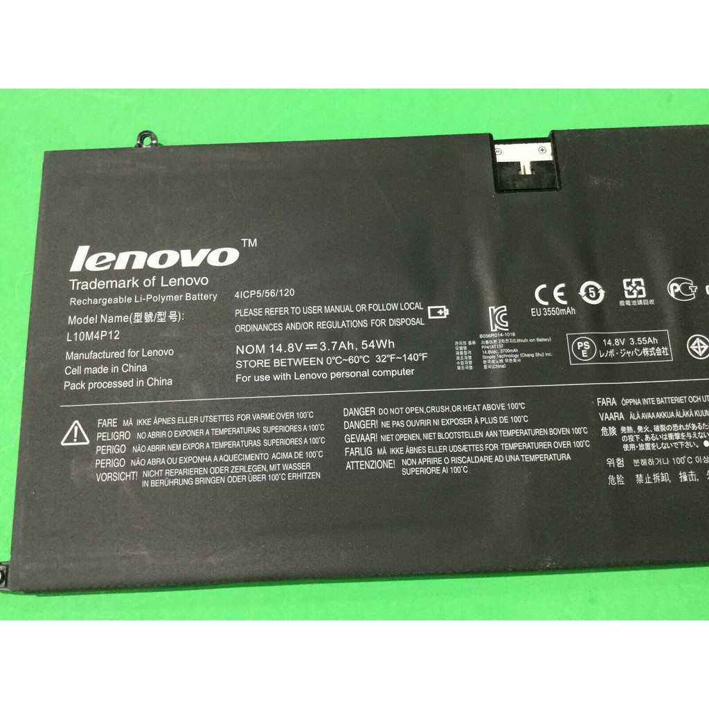 Pin Laptop Lenovo IdeaPad U300 U300S Yoga 13 L10M4P12