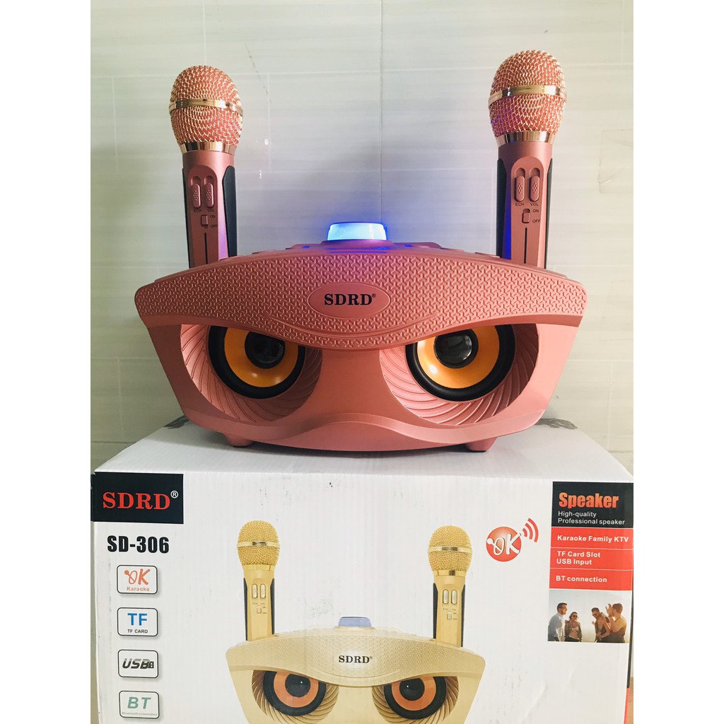 Loa Karaoke Mini SD 306 - Loa Kéo Di Động - Loa Bluetooth - Loa Kẹo Kéo [ Có Video Xem Trước ]