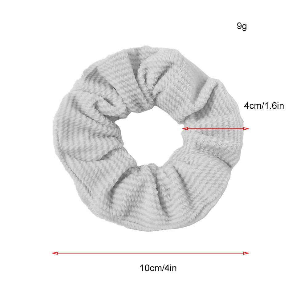 Dây Buộc Tóc Vải Lông Thỏ Nhân Tạo Mềm Mại Dễ Thương Cho Nữ
