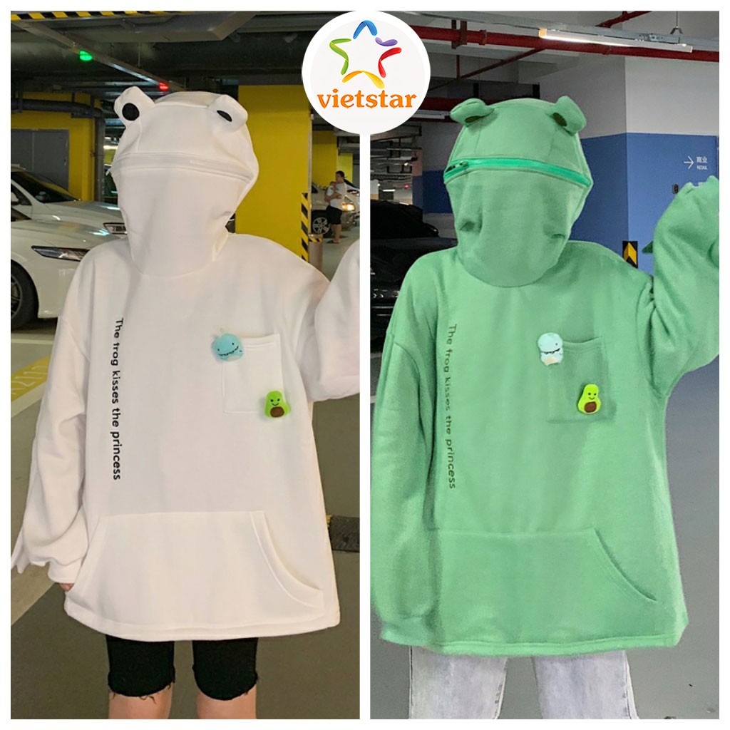 Áo Hoodie Unisex HOÀNG TỬ ẾCH áo chất nỉ form rộng hot trend _VIETSTAR