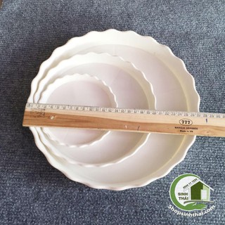 Khay dĩa nhựa tròn lót chậu cây nhiều size