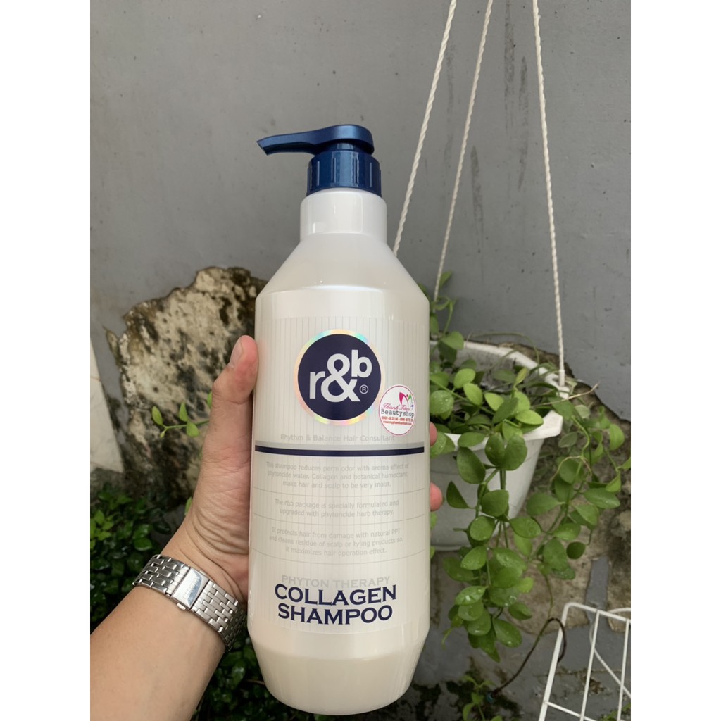 Dầu gội ngăn rụng tóc R&B Collagen Shampoo 1500ml ( Hàn Quốc)