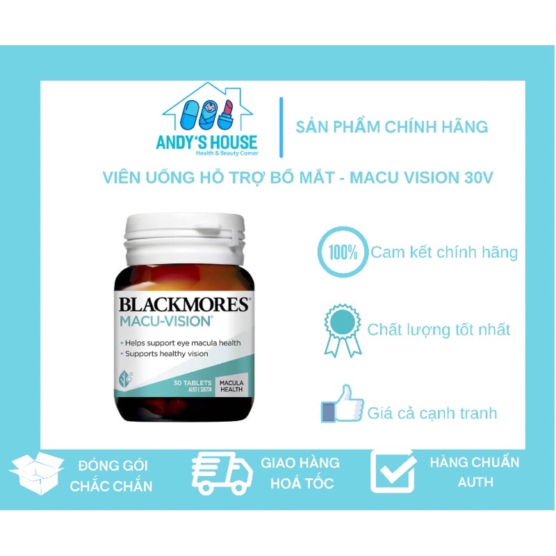 Viên Uống Hỗ Trợ Bổ Mắt - Macu Vision